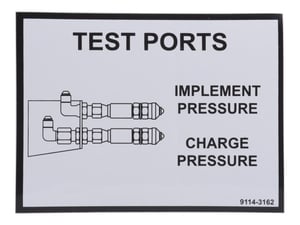 DECAL - TEST PORT