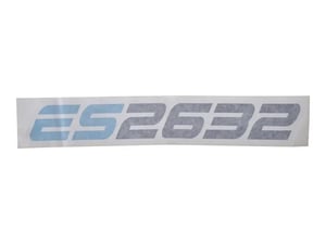 DECAL,MODEL NUMBER ES2632