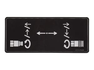 DECAL,AUX. HYD.