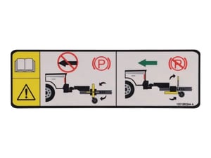 DECAL,NOPARK BRAKE