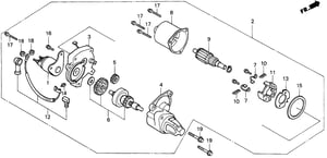 STARTER MOTOR UNIT