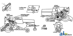 Belt, Cylinder, Intermediate Shaft