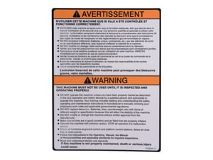DECAL,INSPECTION ENG/FRE(1350S
