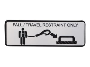 DECAL,FALL RESTRAINT