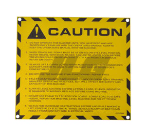 DECAL CAUTION