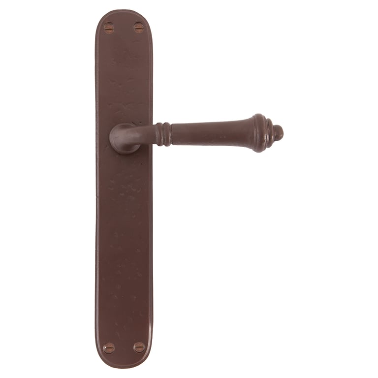 PAIRE POIGNEE BE287 /PE40 ROUILLE CIRE (RC) Plaques  BLIND