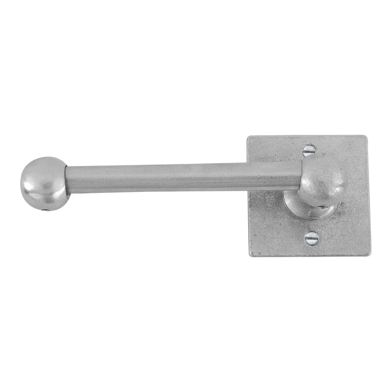 STUK HOUDER ENKEL SQUARE  MAT WIT BRONS (WBS)  150mm "Links/Left"