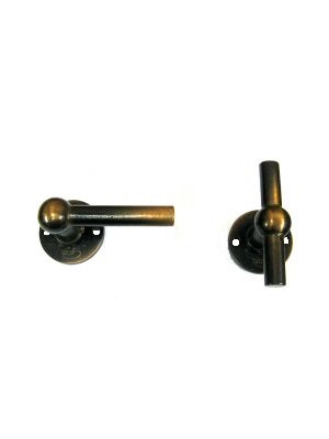 PAAR DRÜCKER M8+C8/T+L R3-DIN-38mm DUNKEL BRONZ (AZ)