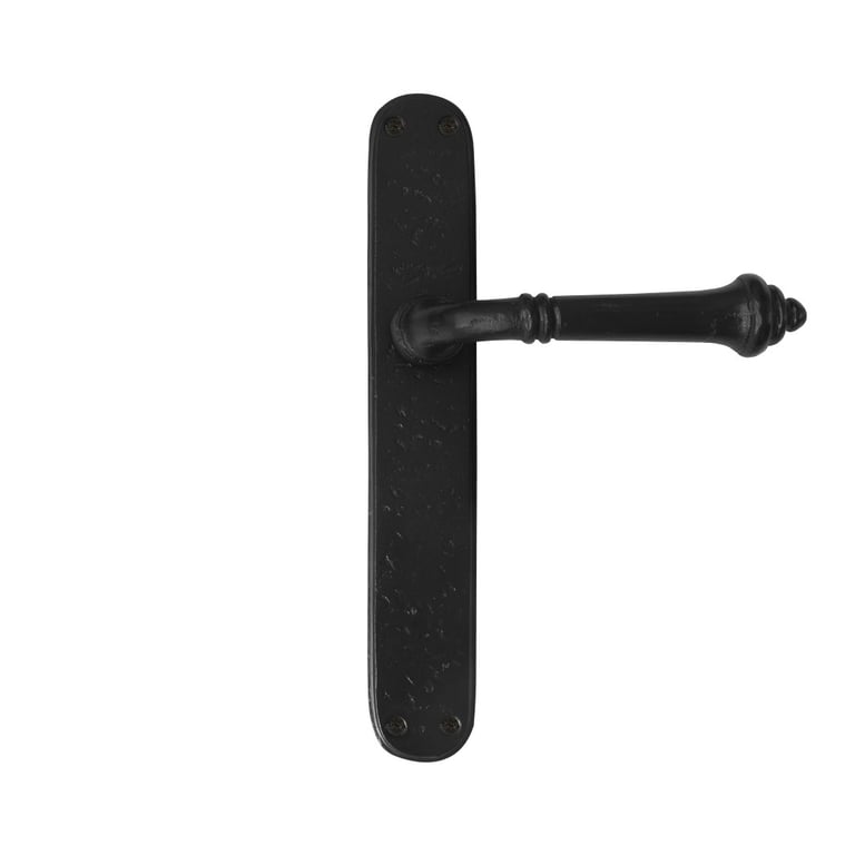 PAAR DRÜCKER BE1216 /PE40 SCHWARZ (N) Langschild  BLIND
