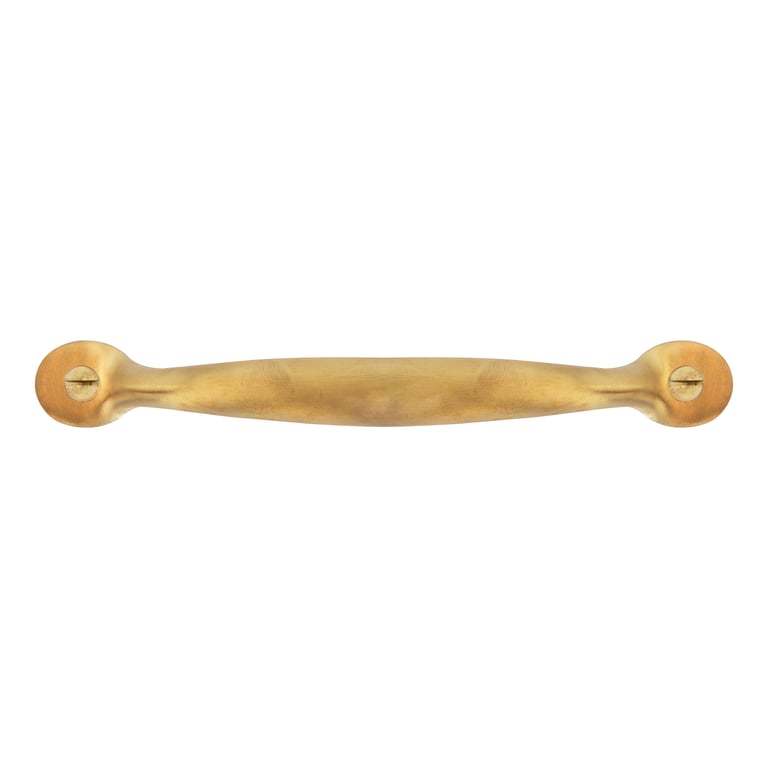 PIECE POIGNEE DE MEUBLE COM13 LAITON BROSSE (OS) 128mm