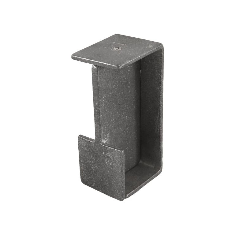 PIECE POIGNEE A ENCASTRER PRSD  METAL BRUT (RM)  40x100x50mm