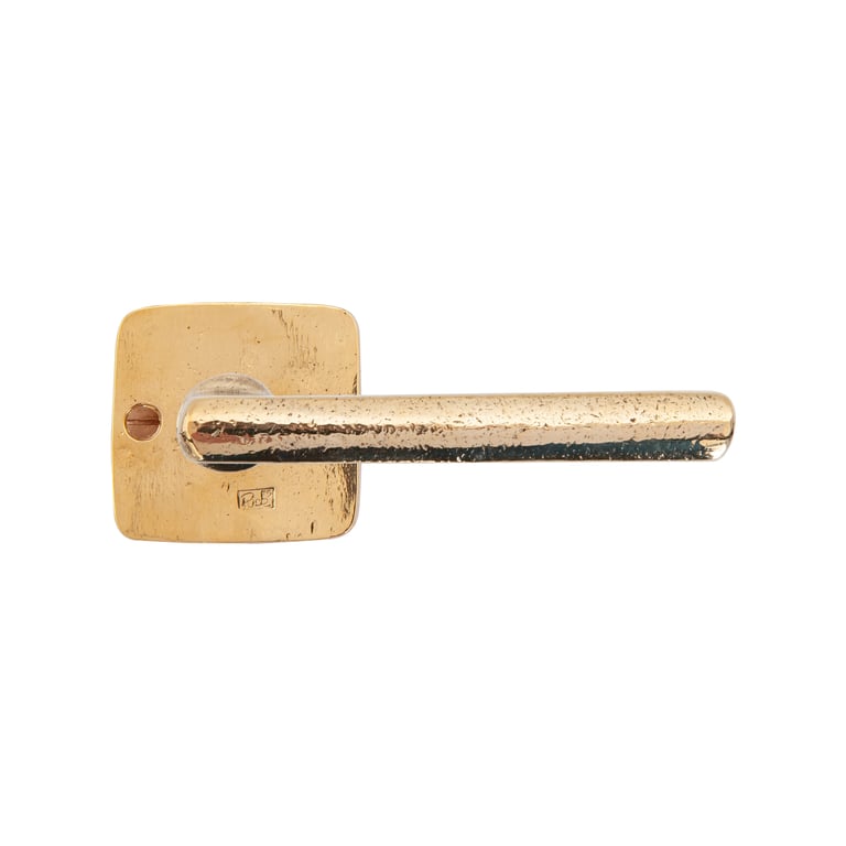 PAIR DOOR LEVER PH1920 /QU RAW BRONZE POLISHED (RBP)