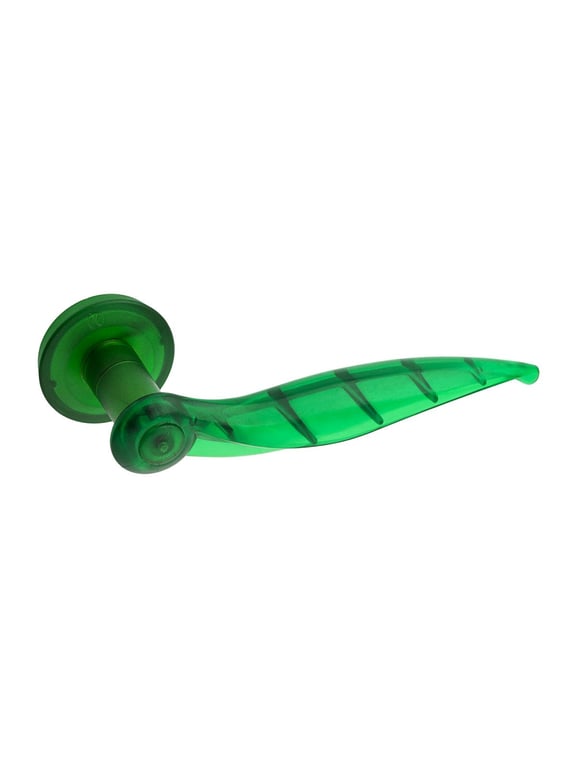 PAIR DOOR LEVER FEDRA  GREEN
