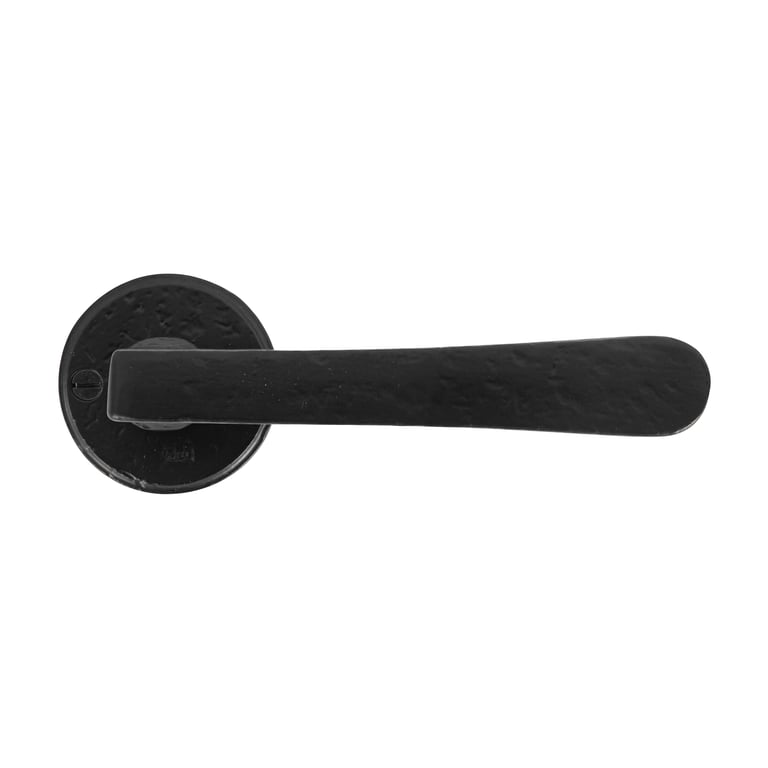 PAIR DOOR LEVER PHXL 50-R/ AGED IRON - BLACK (VO)