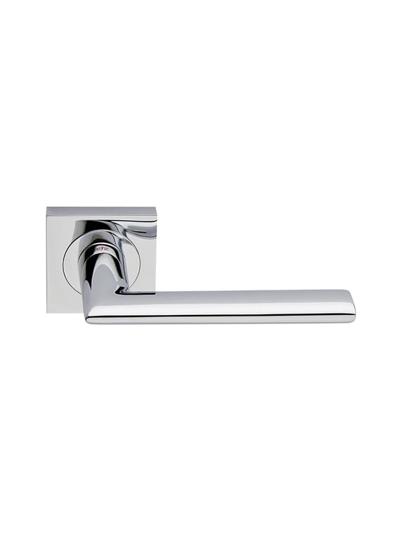 PAIR DOOR LEVER VERONA QUADRA / 50Q CHROME (CL)