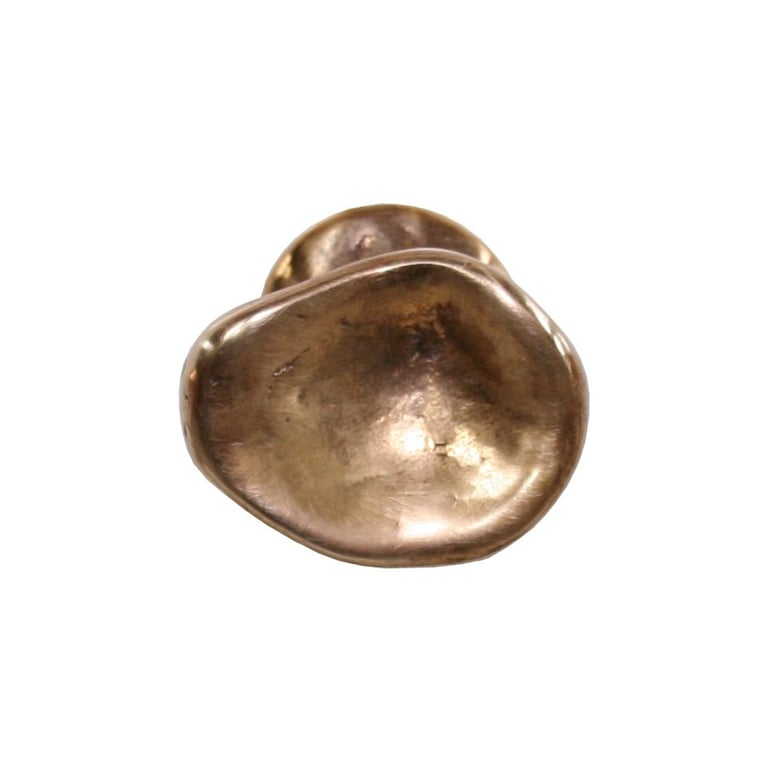 STÜCK MÖBELKNOPF PM1636 NATUR BRONZ (LB) 38x30mm