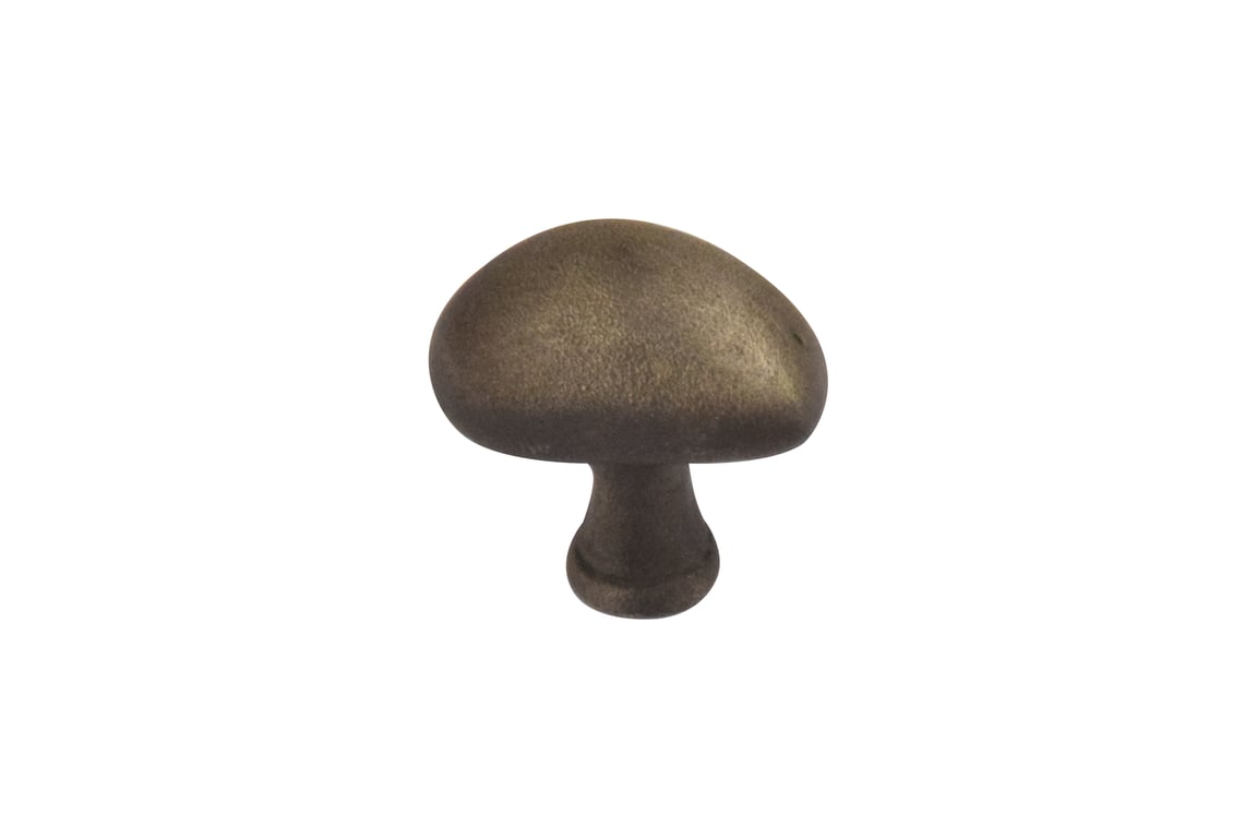 STUK MEUBELKNOP POS-35  VEROUDERD IJZER (AI)  35mm