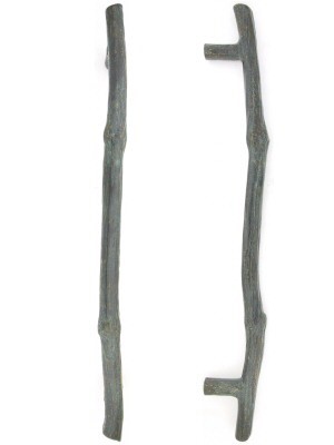 STUK MEUBELGREEP T85  GROEN BRONS (VI)  305mm