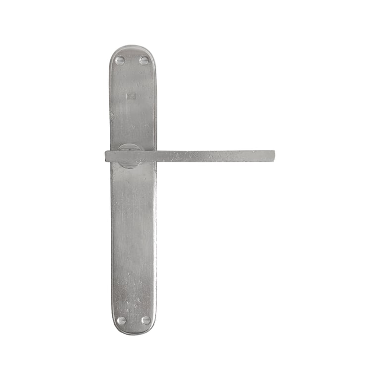 PAAR DRÜCKER PH2017 /P40 WEISS BRONZE SATINIERT (WBS) Langschild BLIND