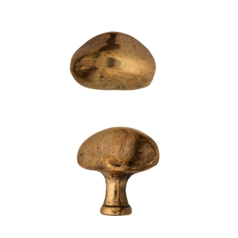 PIECE FURNITURE KNOB POS-35  NATURAL BRONZE (NB)  35mm