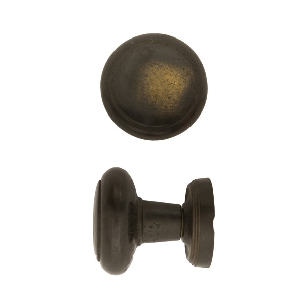 PIECE DOOR KNOB PoTL80 R68 DARK BRONZE (AZ)  80mm