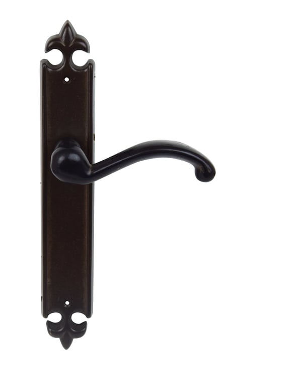 PAIR DOOR LEVER ALP51 P3 DARK BRONZE (AZ) Plate !!AXE!!