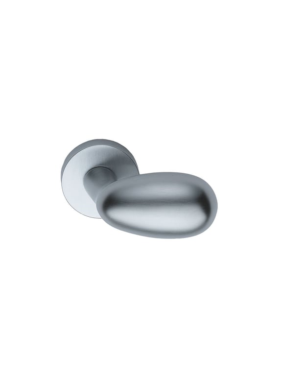 PAIR DOOR LEVER UOVO 796 50-I/ CHROME SATIN (CS)