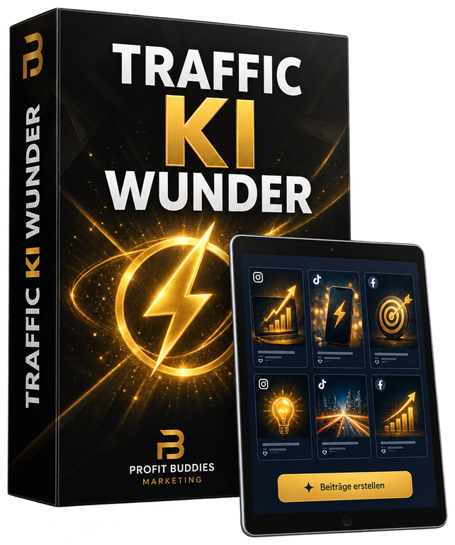 Traffic KI Wunder Produkt-Mockup