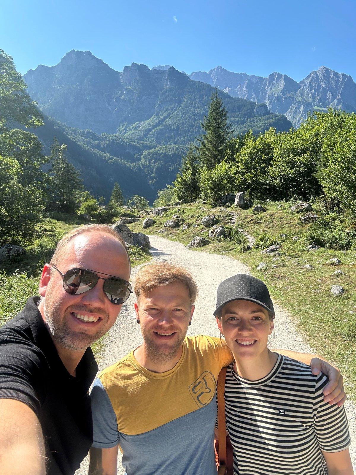 Fabian mit Laura und Robby Schadt