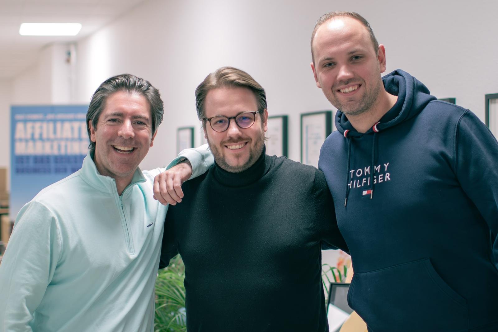 Daniel und Fabian mit Niels Wagner