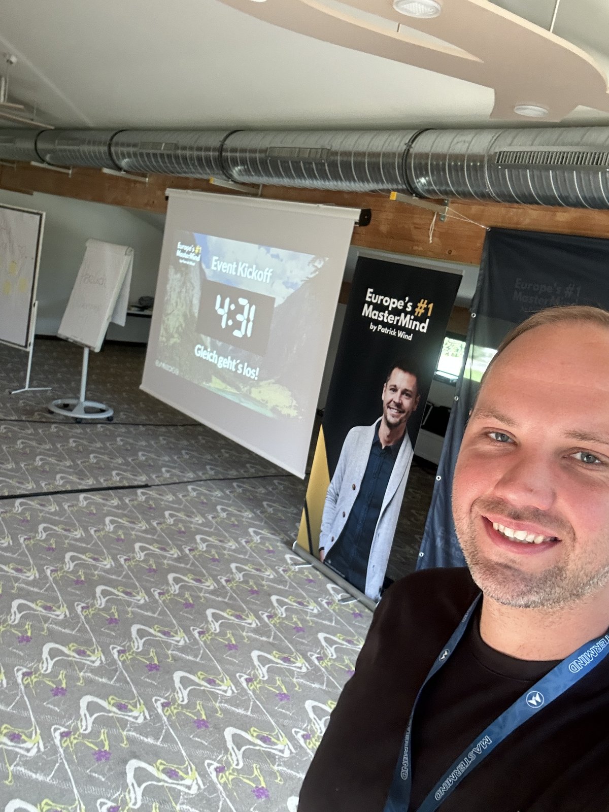 Fabian bei der Mastermind von Patrick Wind