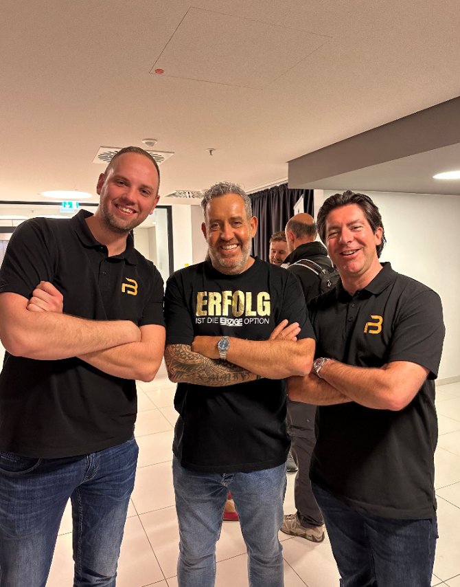 Daniel und Fabian mit Ralf Schmitz
