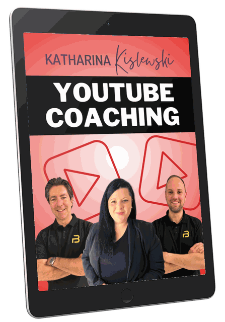 YouTube Coaching mit Katharina Produkt-Mockup