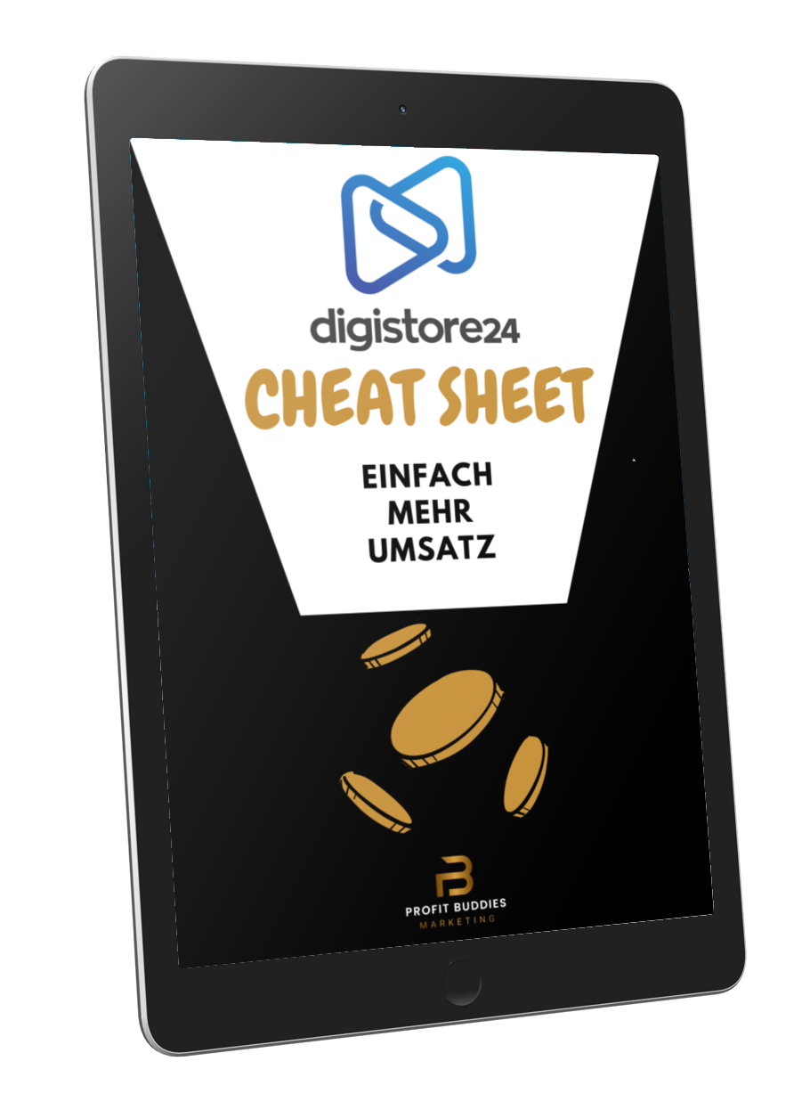 Digistore24 Cheat Sheet Produkt-Mockup