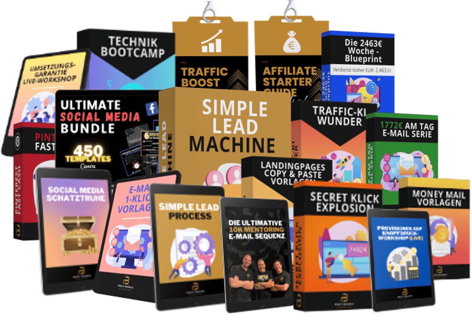 Simple Lead Machine Produkt-Mockup