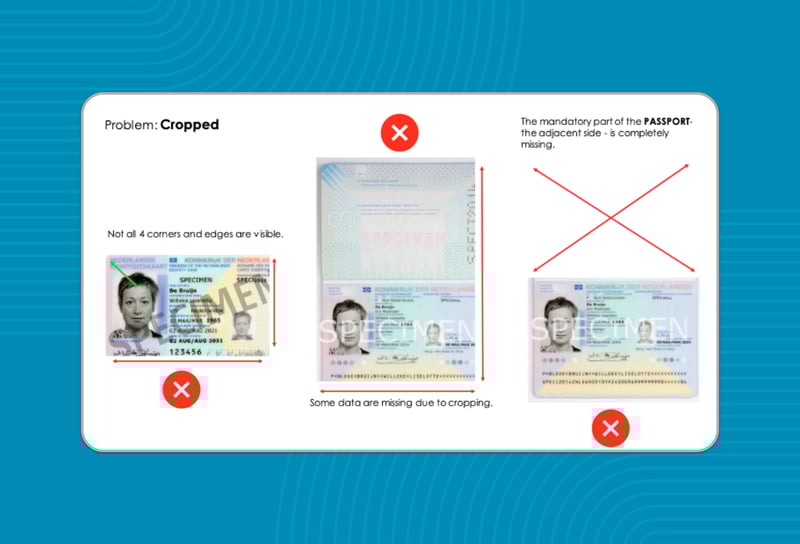 Basic rules for uploading photo ID for KYC