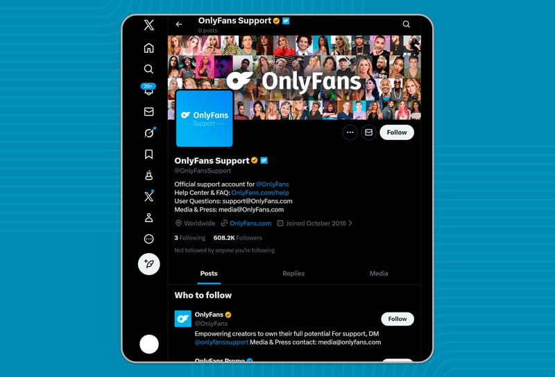Official OnlyFans Support account on X