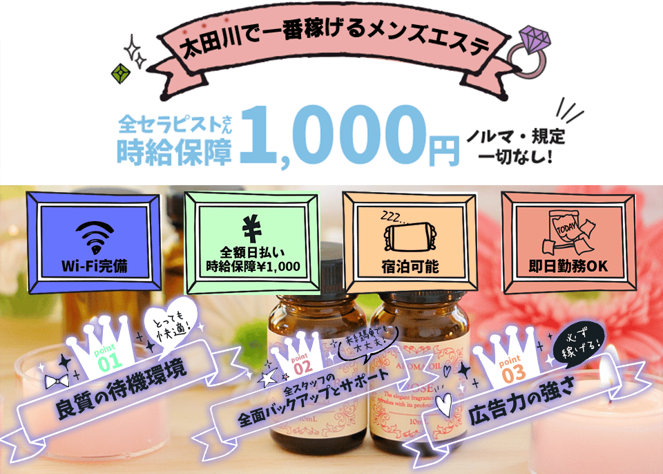 太田川メンズエステ　JELLY〜SOUTH BLUE〜ジェリーサウスブルー