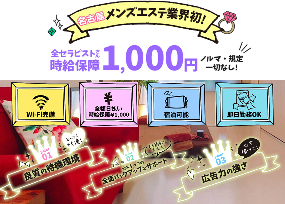 名古屋メンズエステ　Jelly～ジェリー
