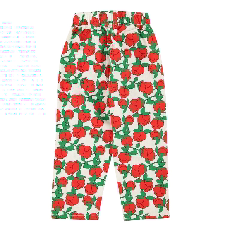 Piupiuchick Hose, ecru mit red roses Print 1