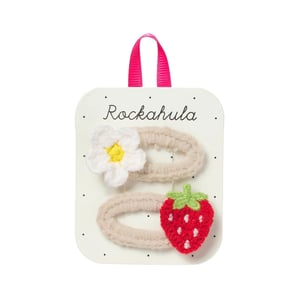 Rockahula Kids Haarspangen Crochet Daisy and Strawberry Clips