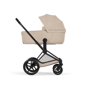 CYBEX Priam Kinderwagen Komfort Collection Cozy Beige (Matt Black Frame)