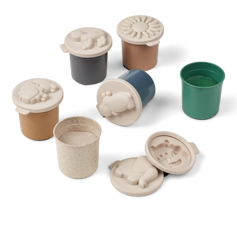 Liewood Knet Set Rollie Modeling Dough Set 6er Pack, Yellow mellow multi mix 1