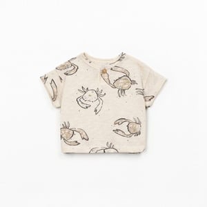 Play up Printed Jersey T-Shirt Flamé, Bio Resin
