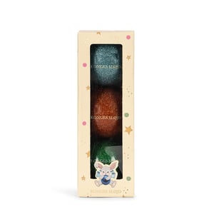 Konges Sløjd Glitzer-Bälle (3er Pack), Blue