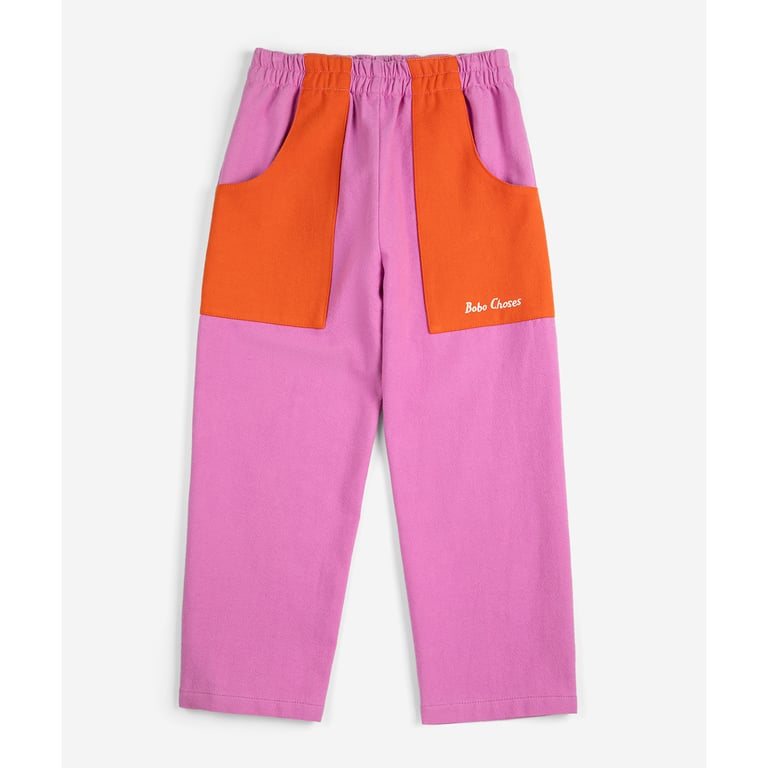 Bobo Choses Hose color block, purple