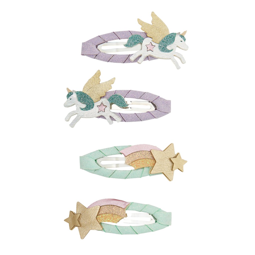 Mimi und Lula Haarspangen My little Unicorn Clic Clacs