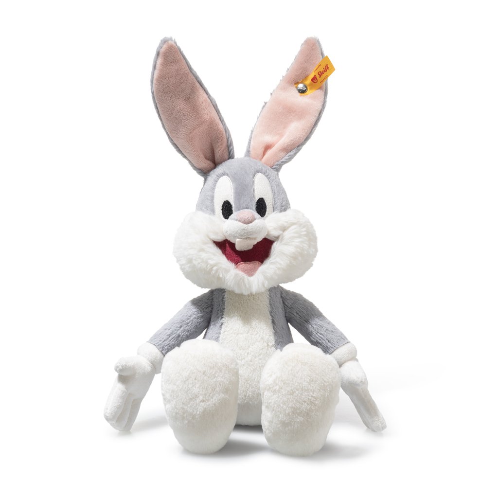Steiff Kuscheltier Bugs Bunny, grau/weiß (32 cm)