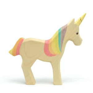 HolzWald Einhorn Regenbogen