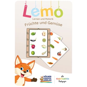 Kölner Lernspielverlag Lemo Kartensatz Früchte und Gemüse (ab 3 Jahren)